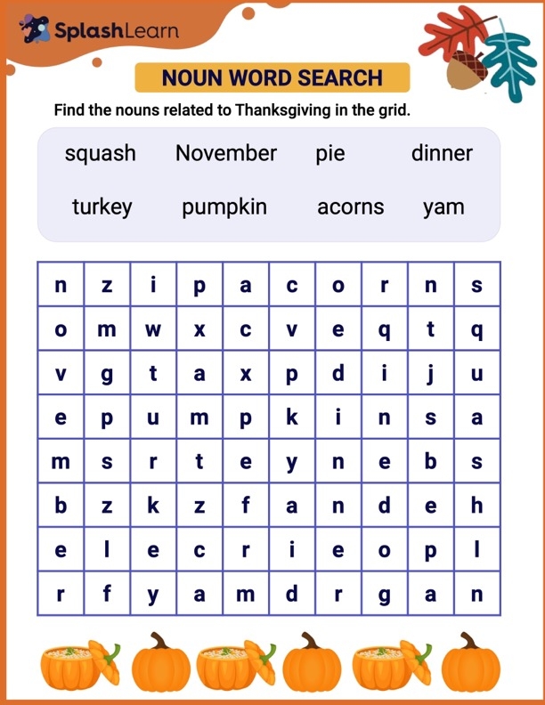Hunt For Nouns ELA Worksheets SplashLearn Worksheets Library
