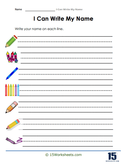 I Can Write My Name Worksheets 15 Worksheets Worksheets Library