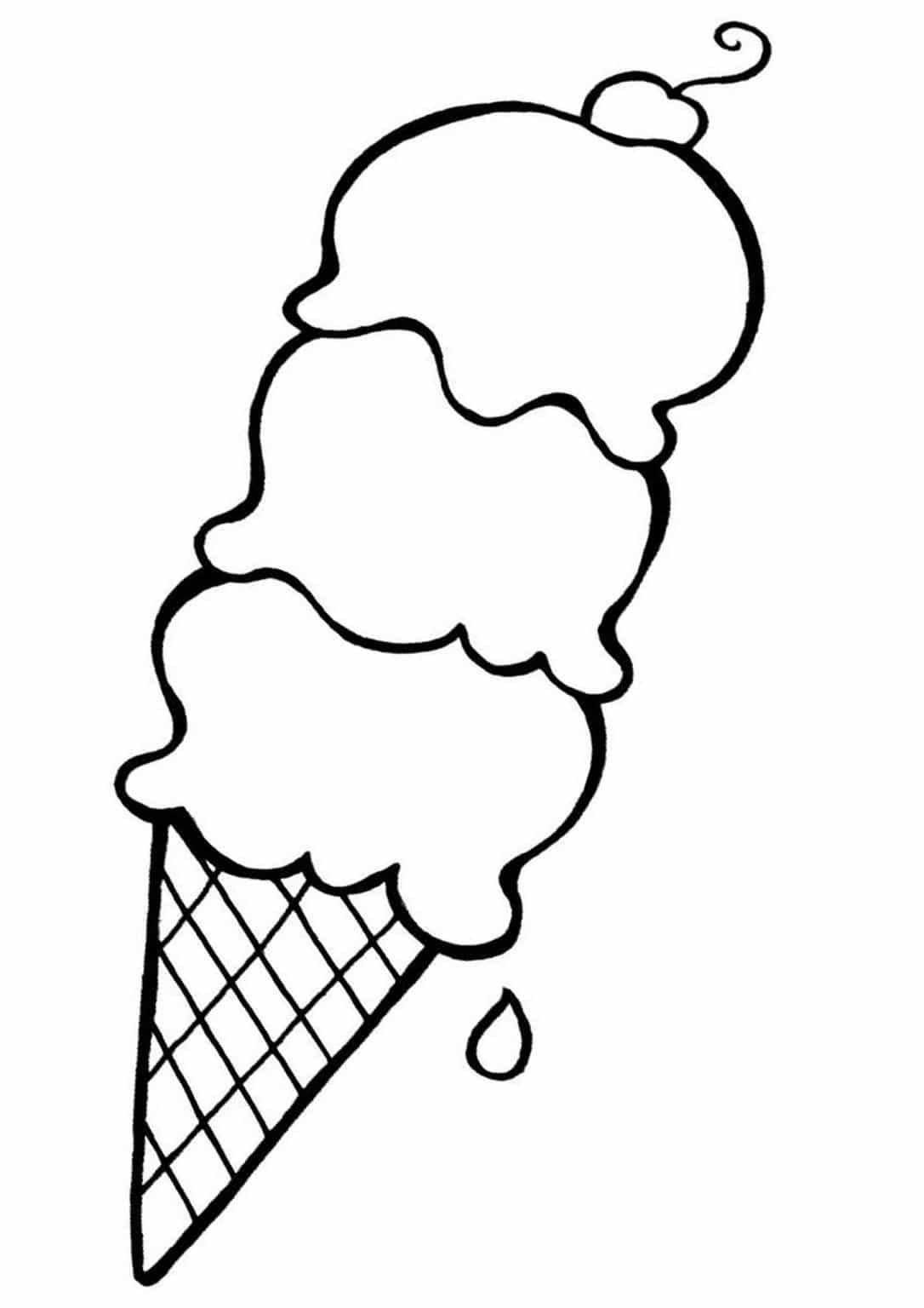 free printable coloring pages ice cream