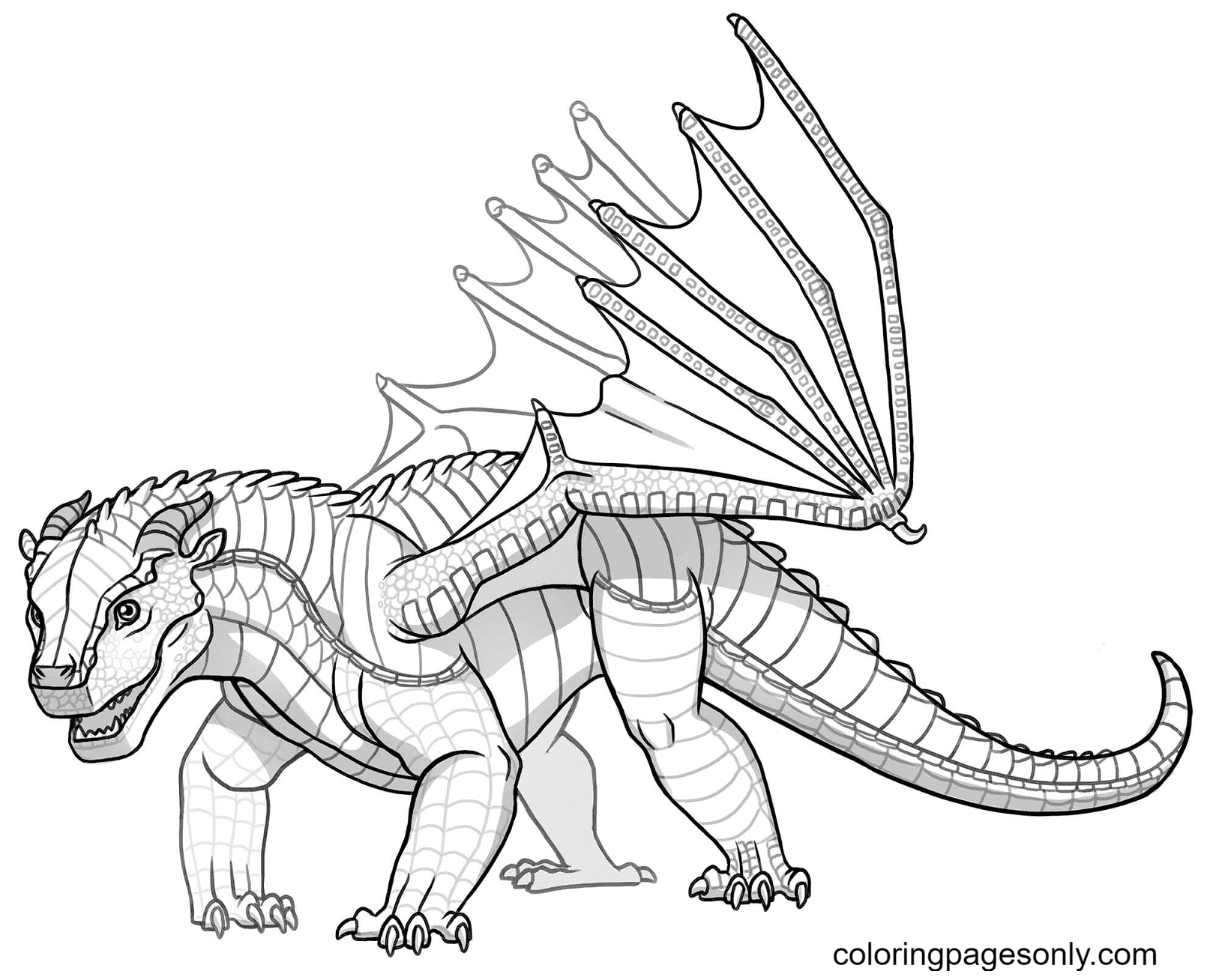 dragon coloring pages for free