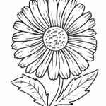 Images Daisy Coloring Page Free Printable Coloring Pages