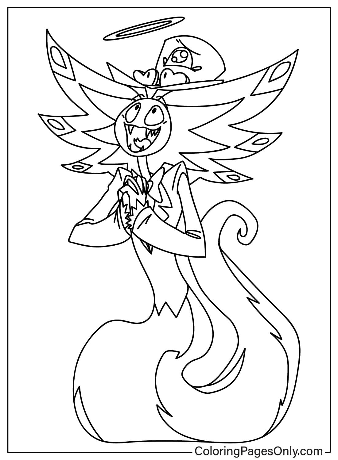 Images Hazbin Hotel Coloring Page Free Printable Coloring Pages