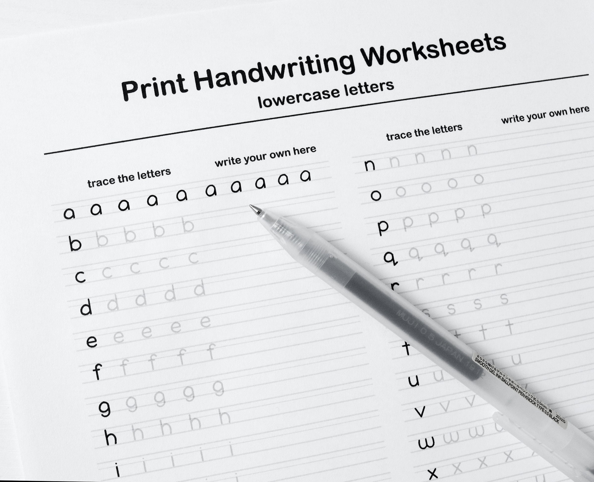 handwriting practice worksheets pdf for adults