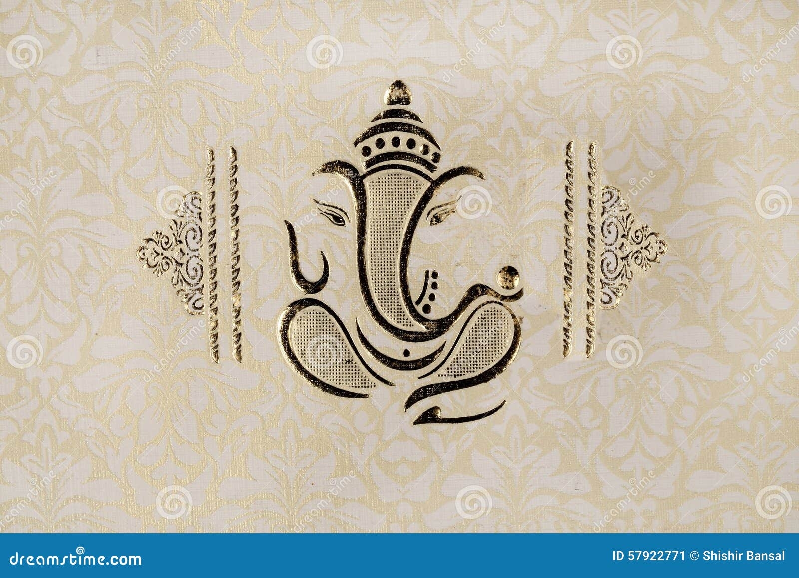 Indian Wedding Invitation Templates With Ganesh A Wedding Invitation 