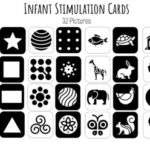 Infant Stimulation 32 Cards Printable Flashcards By Tj Educreative