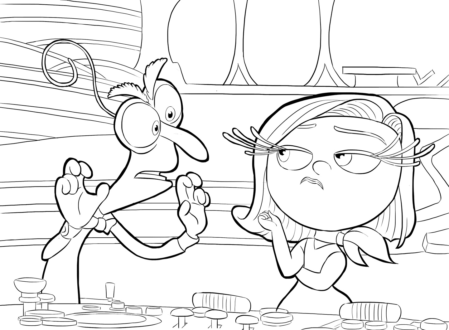 Coloring Pages Inside Out