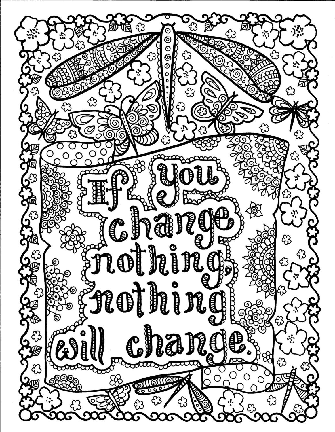 printable coloring pages inspirational quotes
