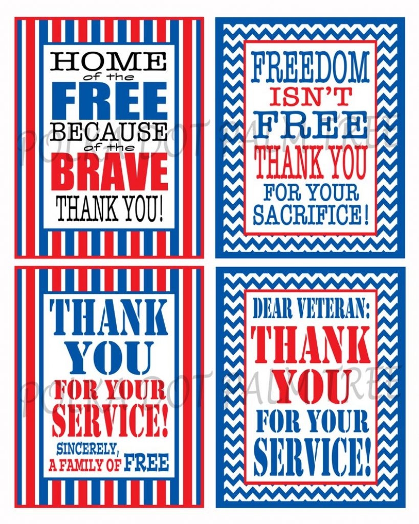 Instant Download Printable Veteran Military Patriotic Thank Etsy 