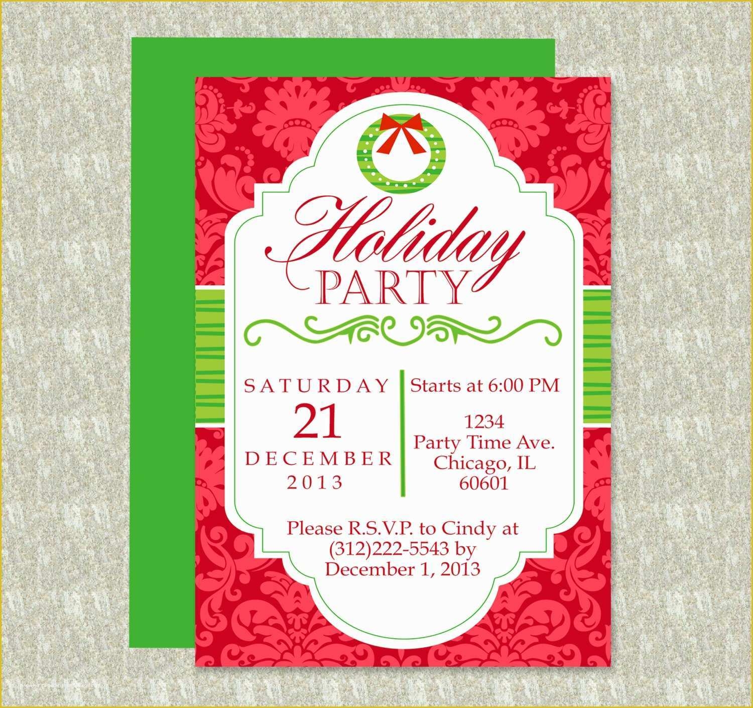 Invitation Flyer Template Word