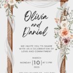 Invitations Paper Invitations DIY Wedding Invite Floral Wedding