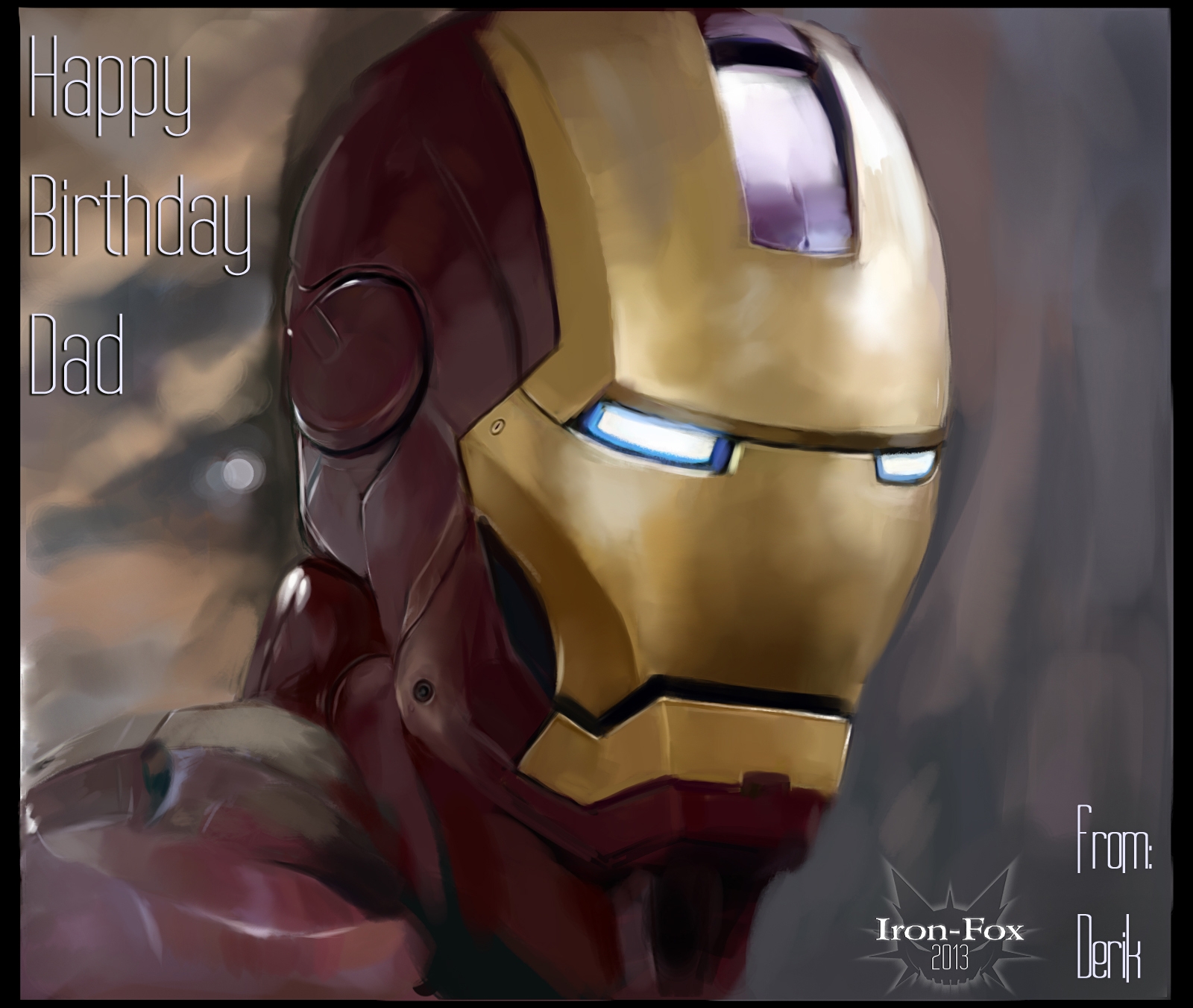 Iron Man Birthday Card By Iron Fox On DeviantArt