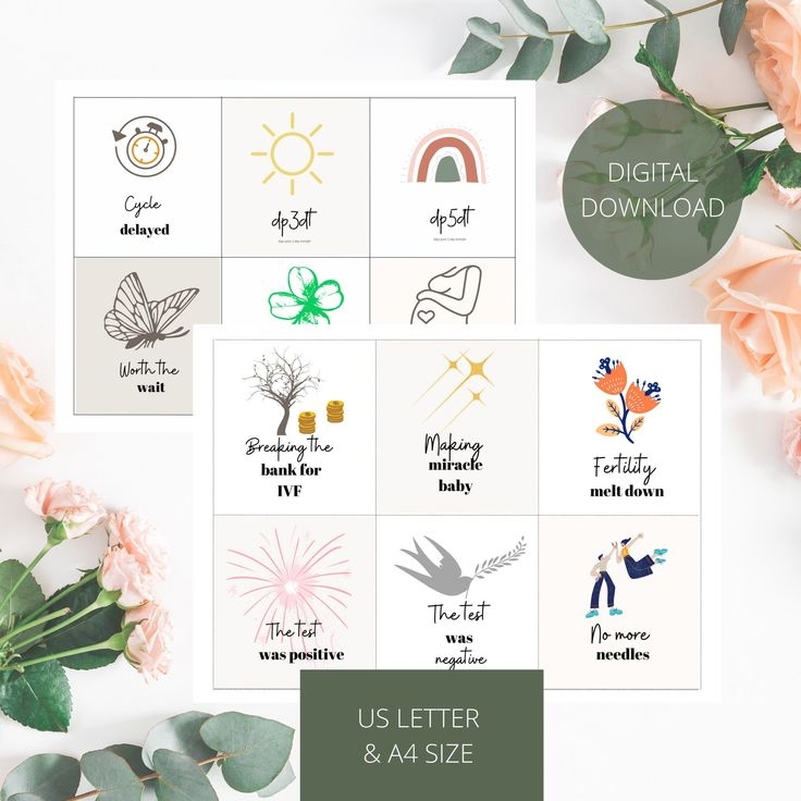Ivf Milestone Ivf Milestone Digital Ivf Milestone Cards Ivf