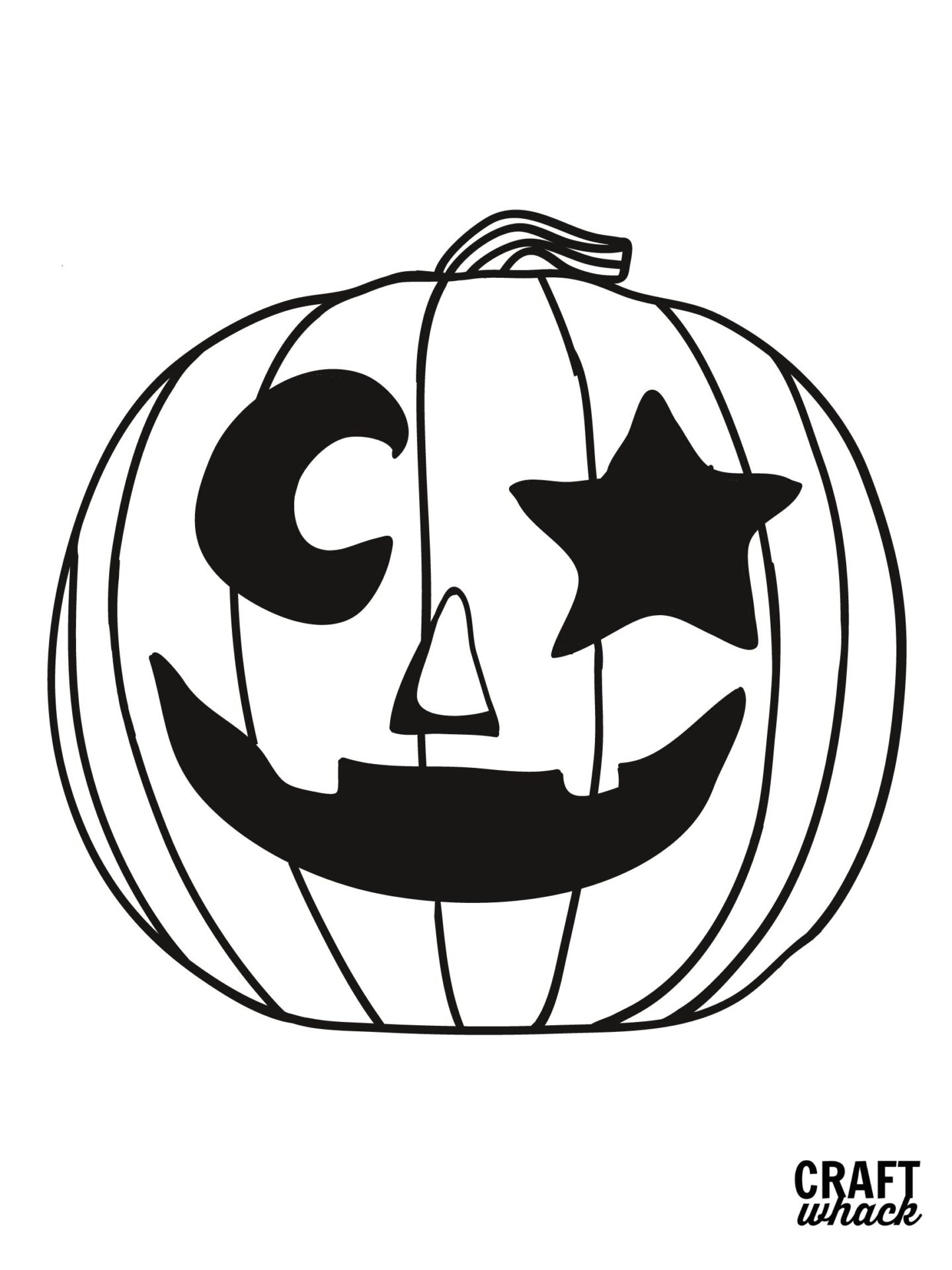 Jack O Lantern Coloring Page Viagulf
