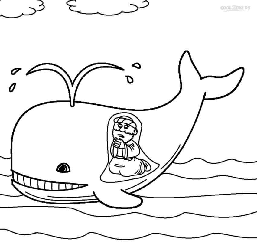 Jonah And The Whale 19 Coloring Page Free Printable Coloring Pages 