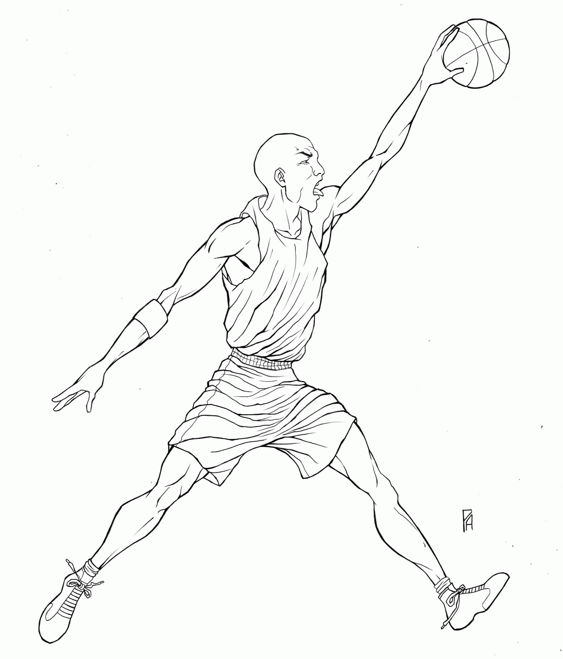 Jordan Coloring Pages Shoes Coloring Home