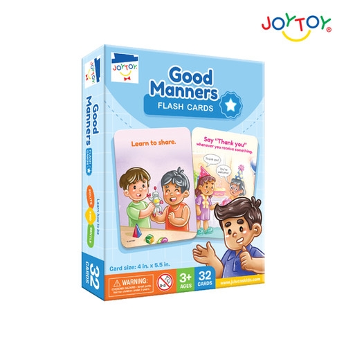 JOYTOY Good Manners Flash Cards Jclucaskids