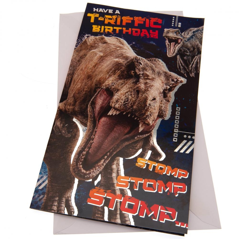 Jurassic World Birthday Card Taylors Merchandise