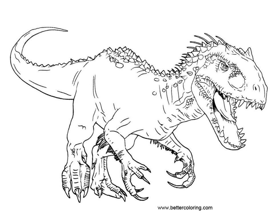 printable coloring pages jurassic world