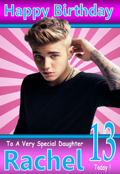 Justin Bieber Birthday Card Justin Bieber Photos FanPhobia 