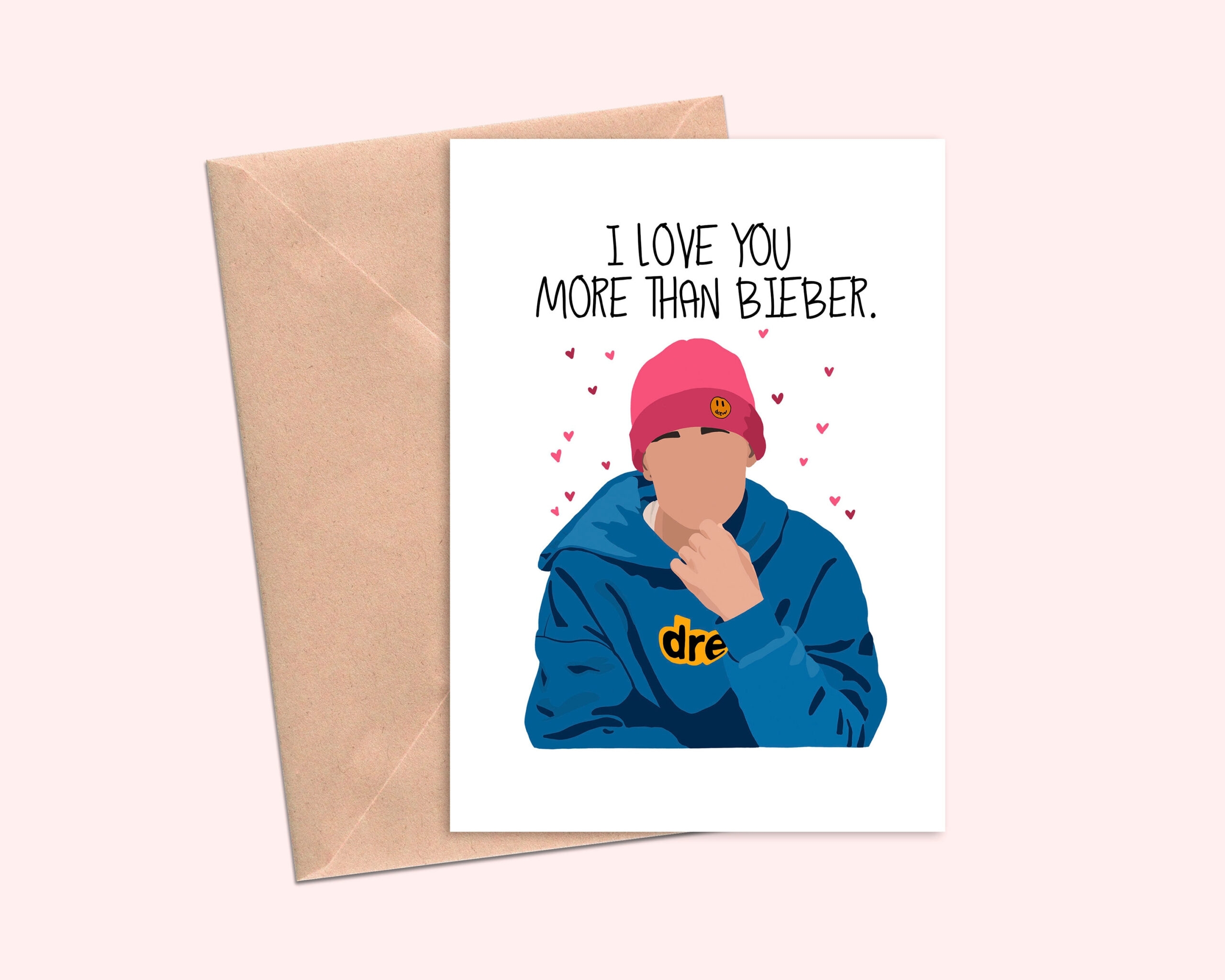 Justin Bieber Printable Birthday Card