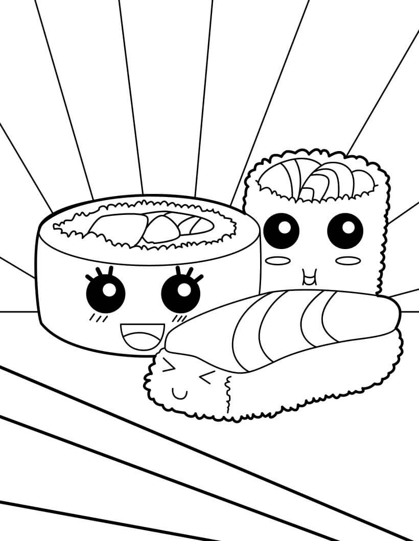 free kawaii coloring pages