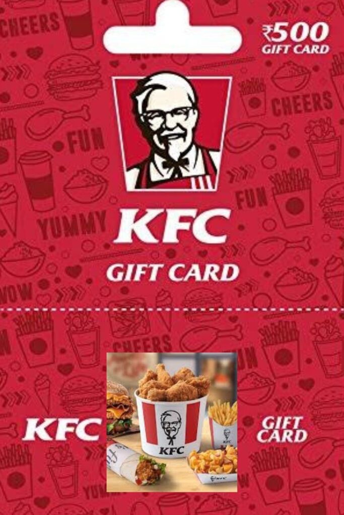 KFC 500 Gift Card Giveaway Sign Up Now