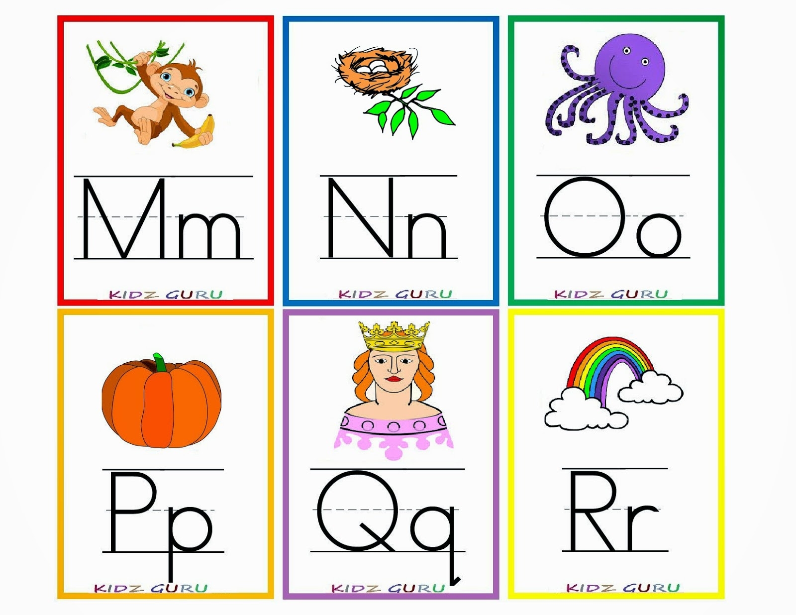 Kindergarten Flash Cards Printable Printable Flash Cards