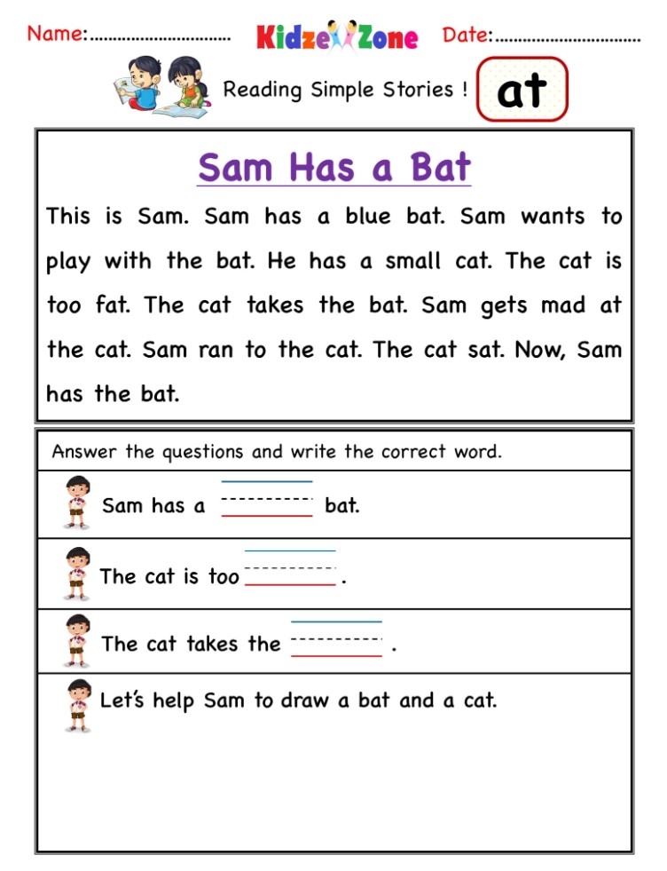 printable reading games for kindergarten