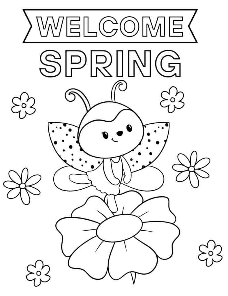 Coloring Pages For Spring