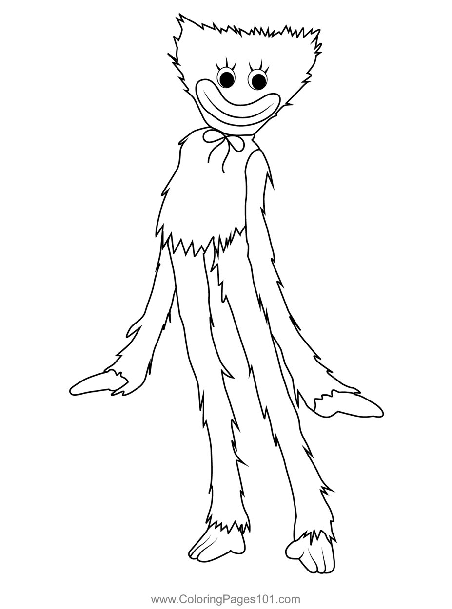 Poppy Playtime Coloring Page