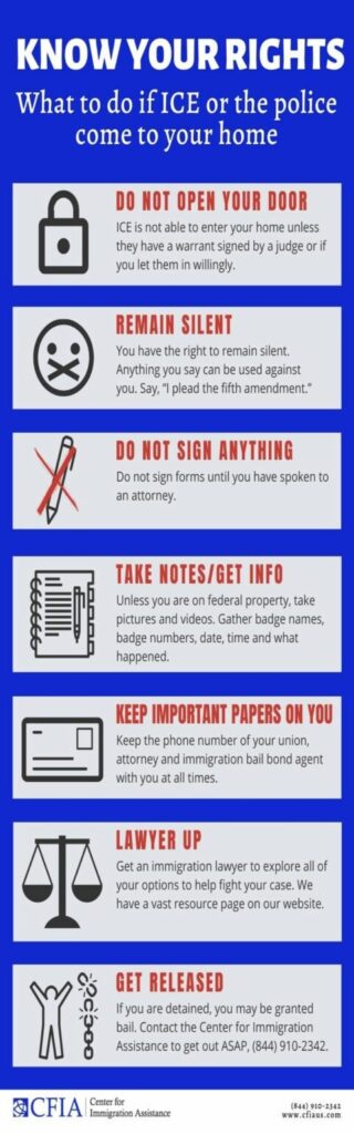 Know Your Rights Printable Handouts From The American Immigration