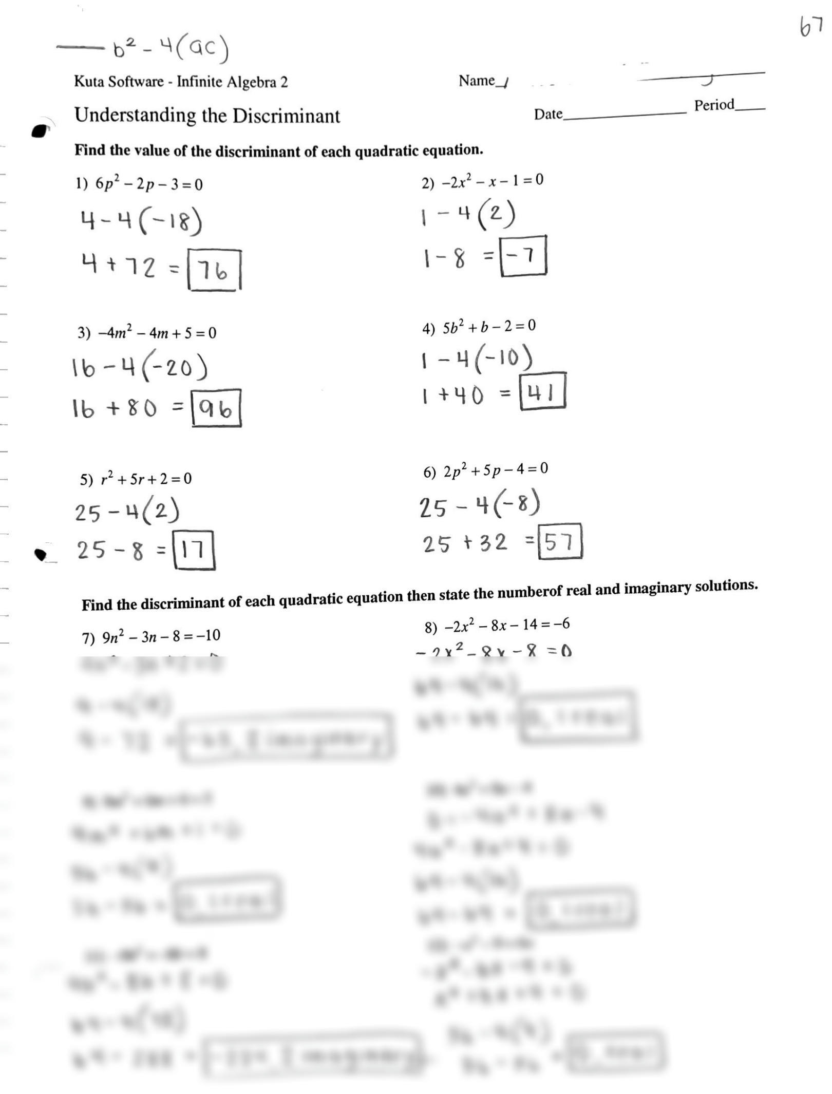 kuta worksheets