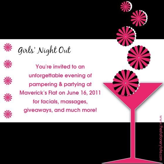 Ladies Night Invitation Templates Invitation Design Blog