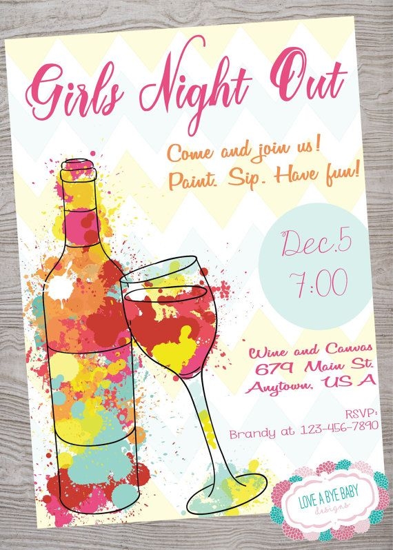 Ladies Night Invite Template Dev onallcylinders