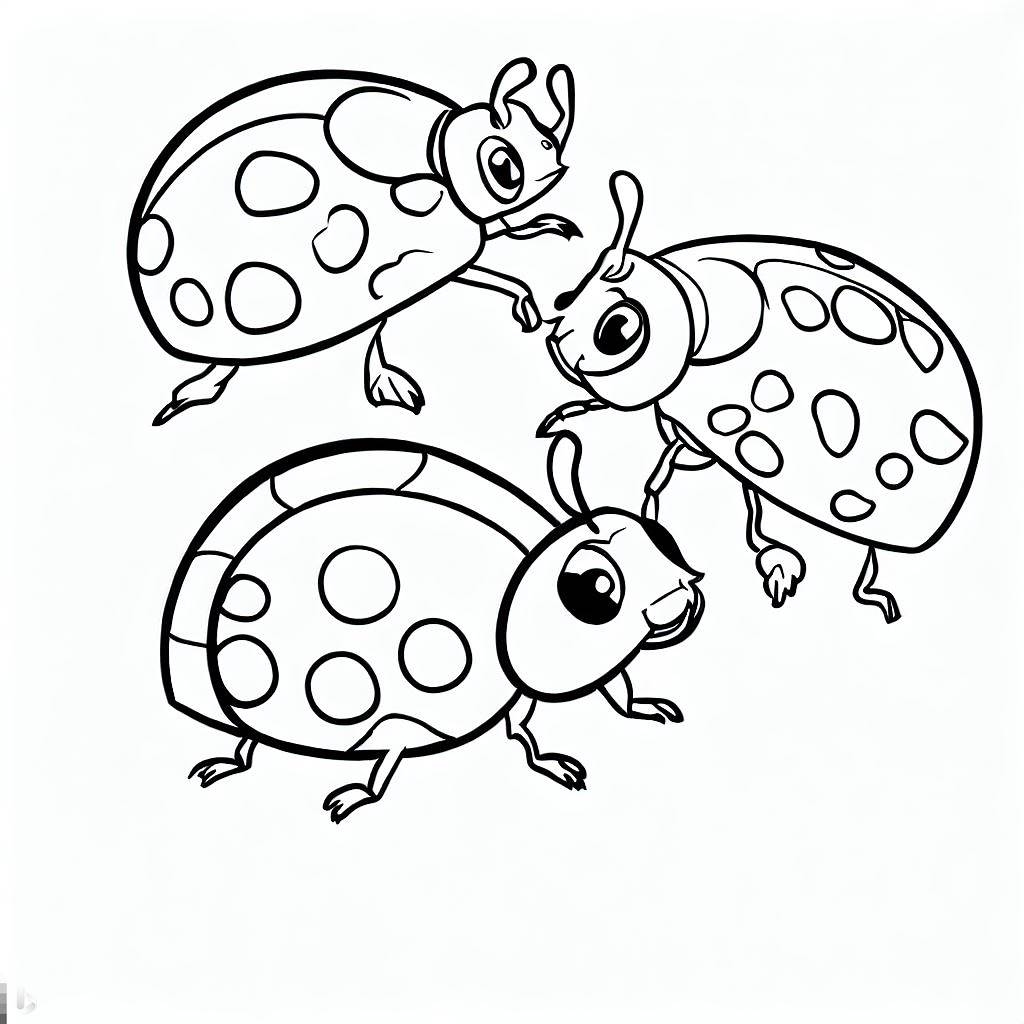 Ladybug Coloring Page Color My Pages
