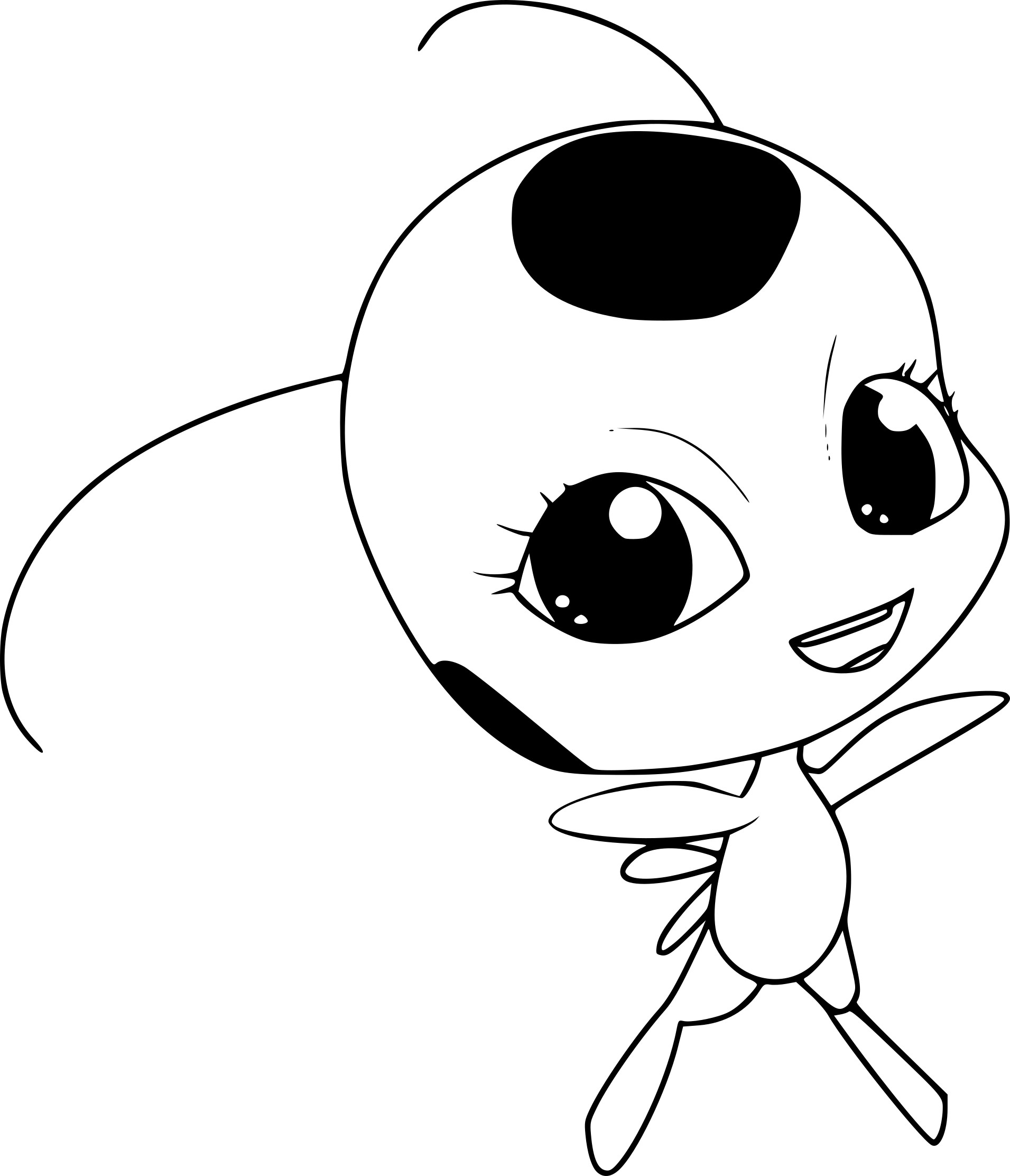 Ladybug Coloring Pages Printable Portal Tribun