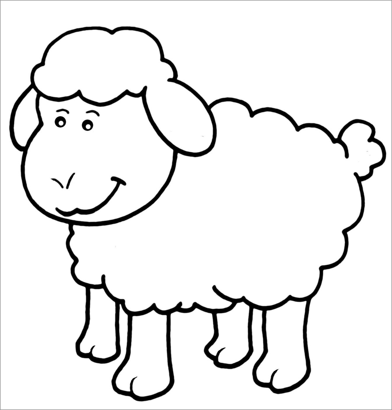 Lamb Coloring Pages ColoringBay