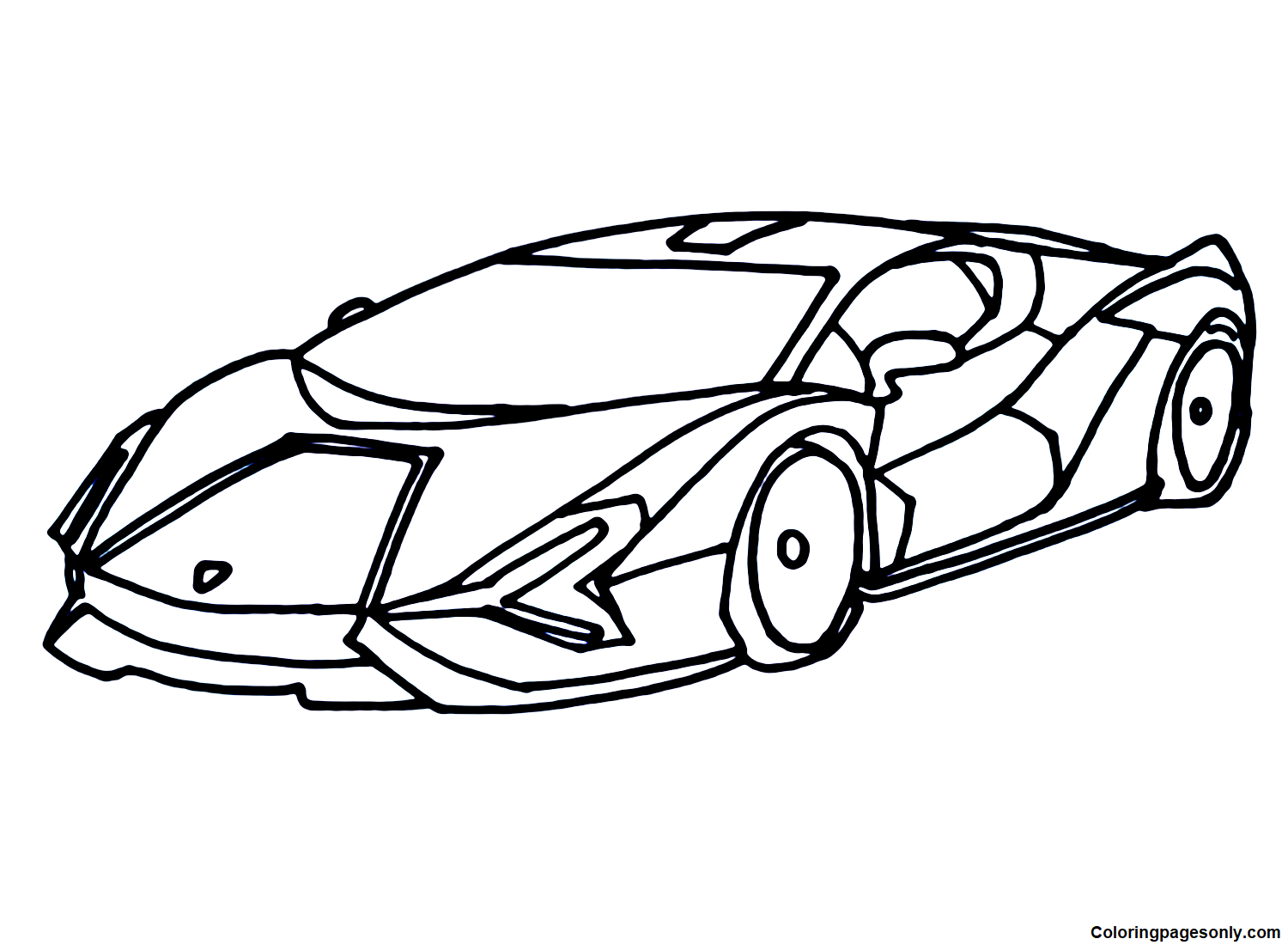 Lamborghini Coloring Pages