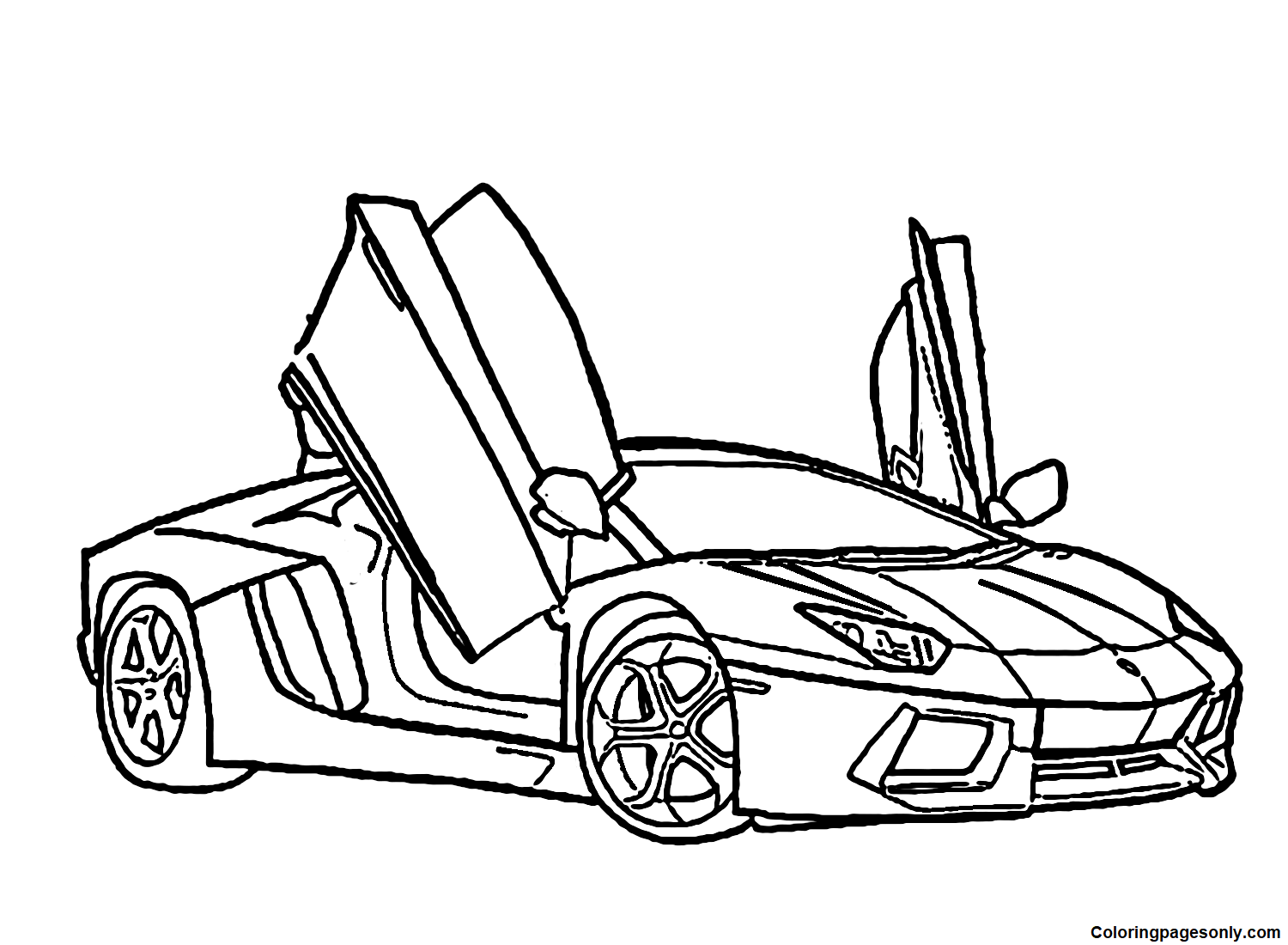 printable coloring pages lamborghini