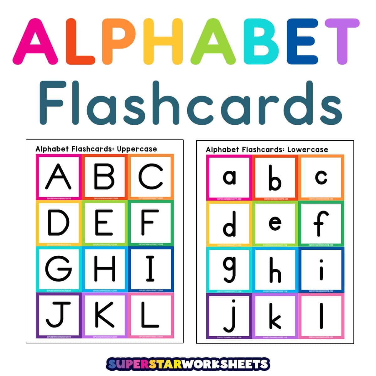 lower case flash cards printable