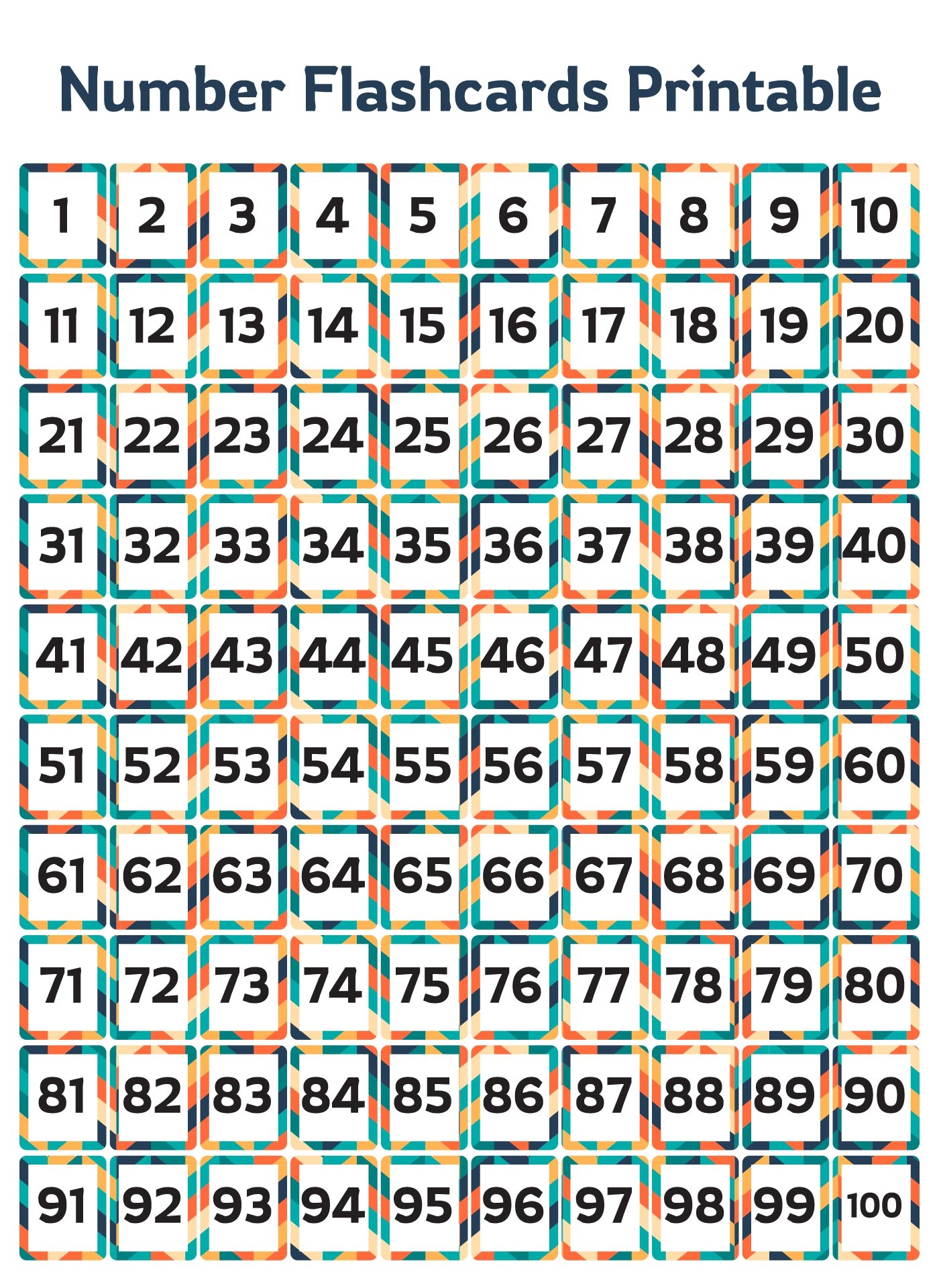 Large Printable Number Cards 1 100 Printable Cards Vrogue co
