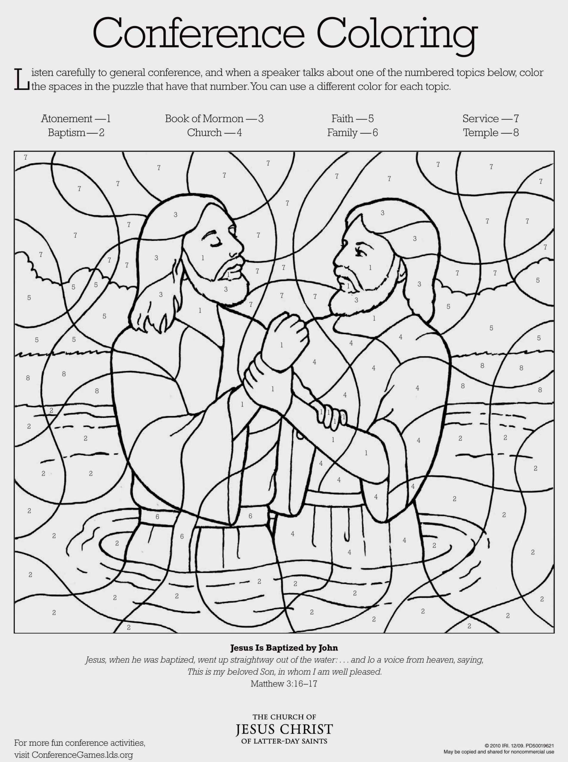 Lds Coloring Pages