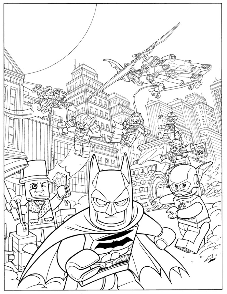 batman coloring pages for free