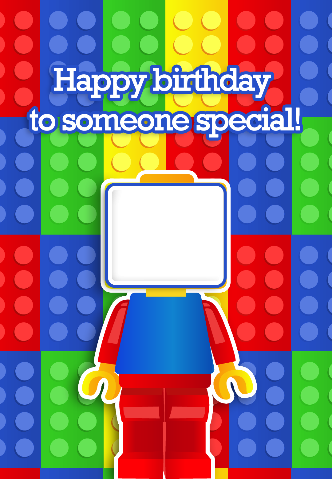 Lego Birthday Card Printable Printable Word Searches