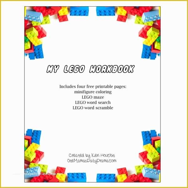 Lego Invitation Template Free Download Of Free Printable Lego Workbook 
