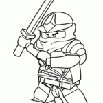 Lego Ninjago Kai Coloring Pages Coloring Home