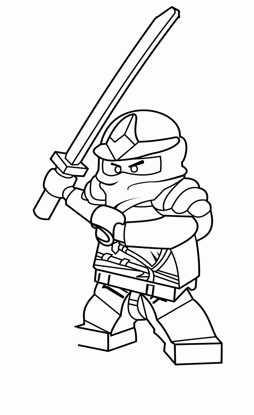 Lego Ninjago Kai Coloring Pages Coloring Home