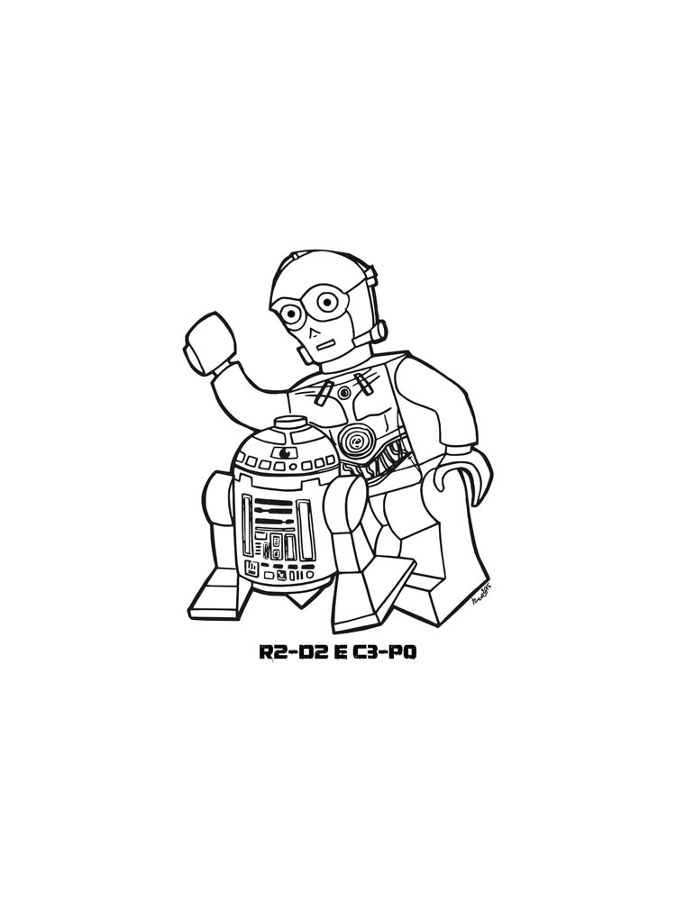 Lego Star Wars Coloring Pages