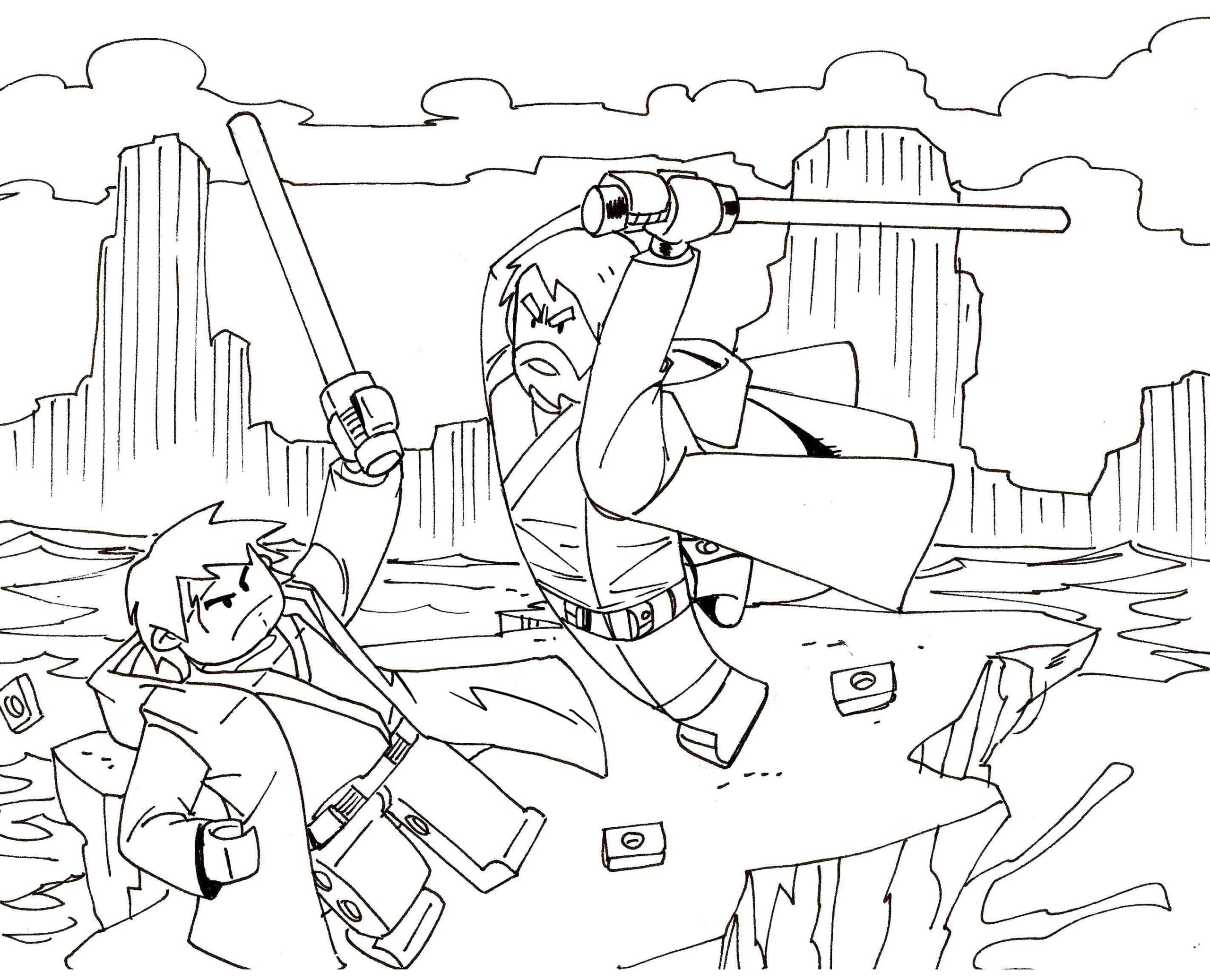 Lego Star Wars Coloring Pages