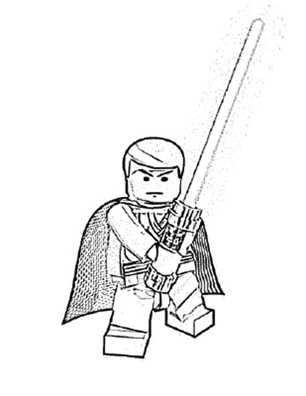Lego Star Wars Coloring Pages Polewalk